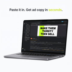 Paste the AI Kit into ChatGPT or Claude and get ad copy in seconds